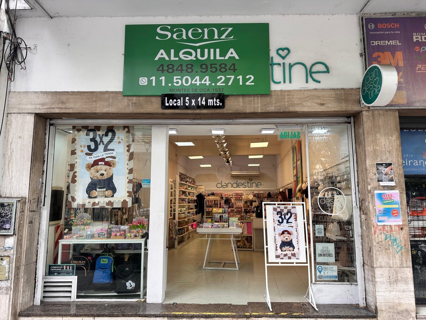 ALQUILER LOCAL EN AV MONTES DE OCA /Ref: 387